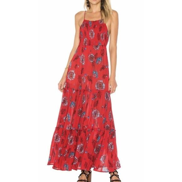 Free People Dresses & Skirts - Intimately Free People Garden Party Floral Tiered Maxi Dress Size Small